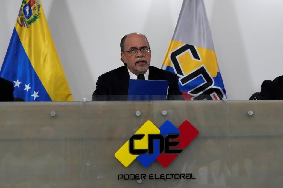 CNE Venezuela President