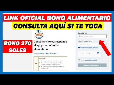 Consulta Bono Alimentario