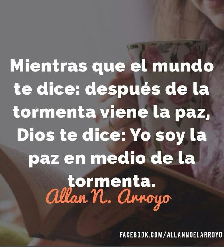 Después De La Tormenta Viene La Paz