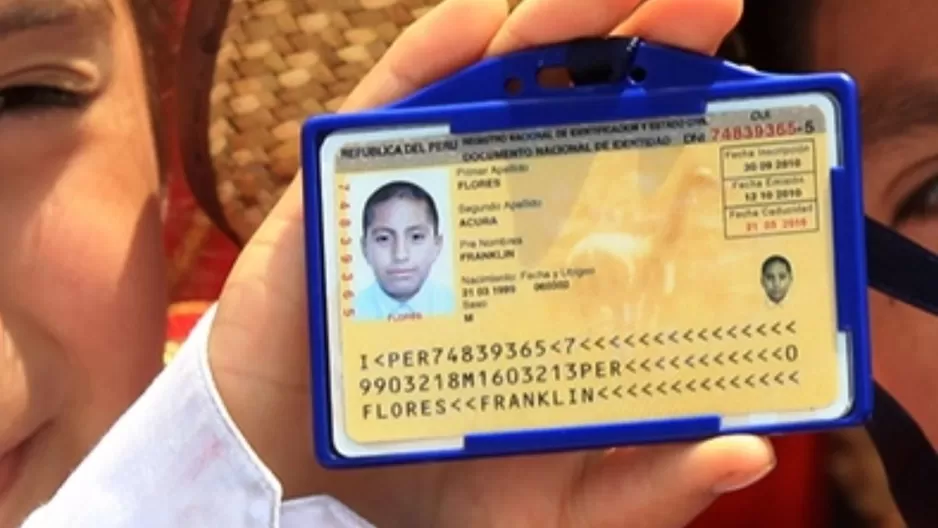 Duplicado De DNI Amarillo