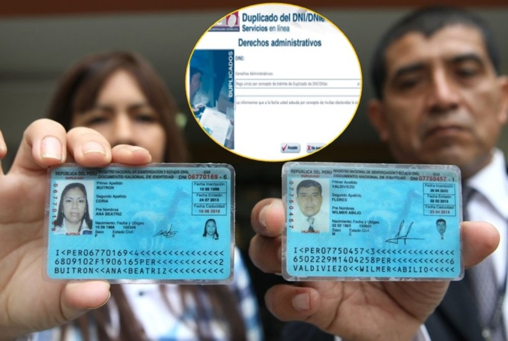 Duplicado De DNI Azul A Electrónico