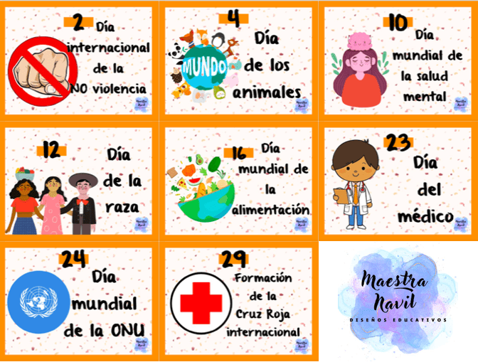 Fechas Importantes De Octubre