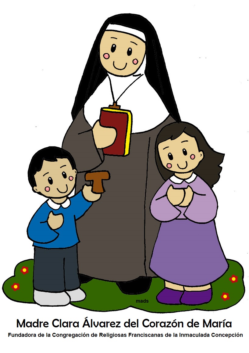Madre Clara Del Corazon De Maria Dibujo