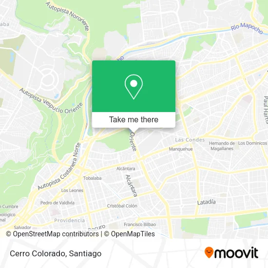 Metro Cerro Colorado Directions