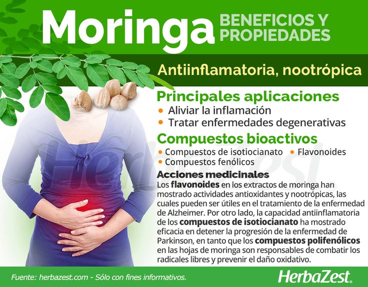 Moringa Beneficios Para La Mujer