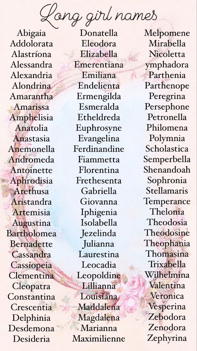 Nombres Antiguos Elegantes De Mujer