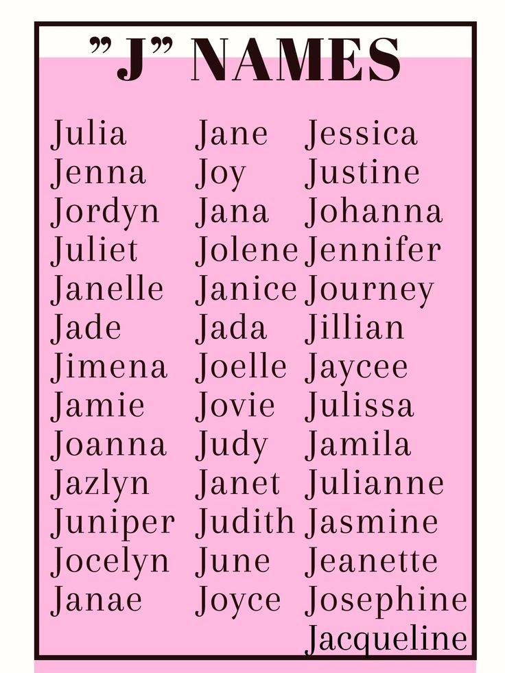 Nombres De Niña Con J árabes