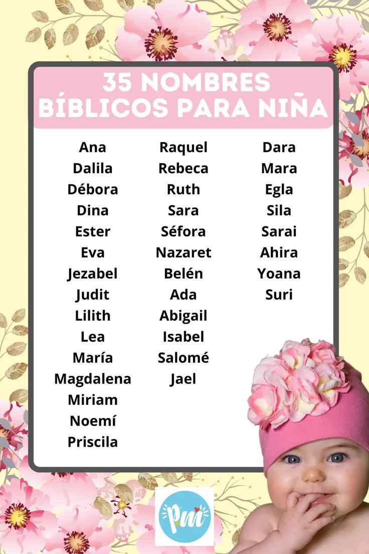 Nombres De Niñas Con Significado Bíblico