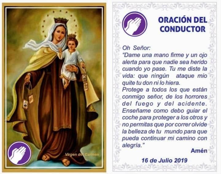 Oración A La Virgen Del Carmen Para Protección