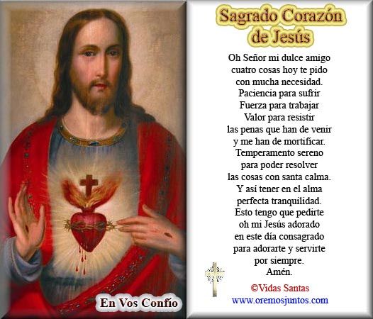 Oración Diaria Al Sagrado Corazón De Jesús PDF