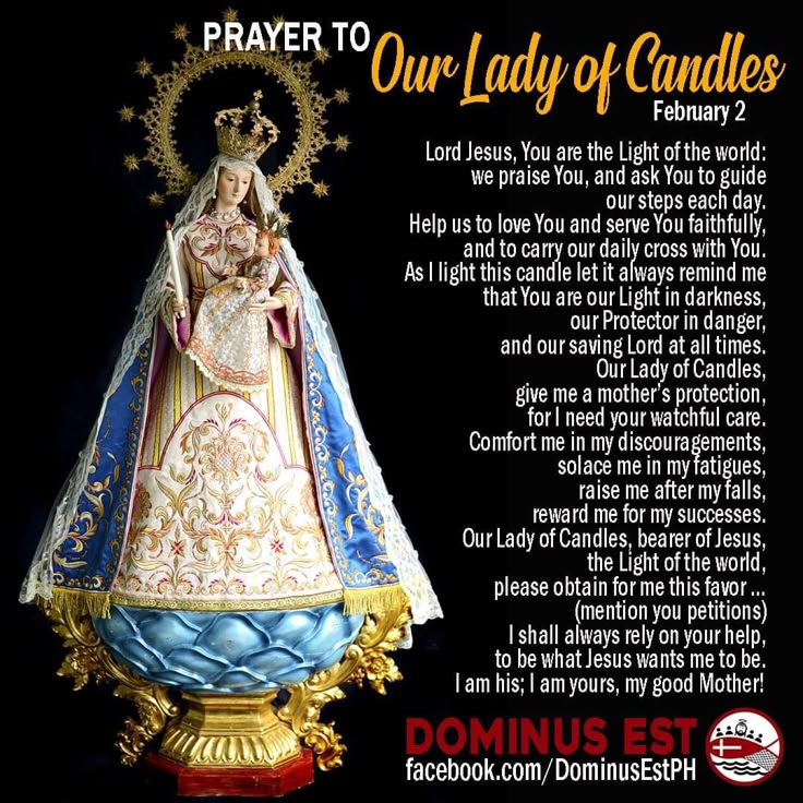 Our Lady Of Candelaria Prayer
