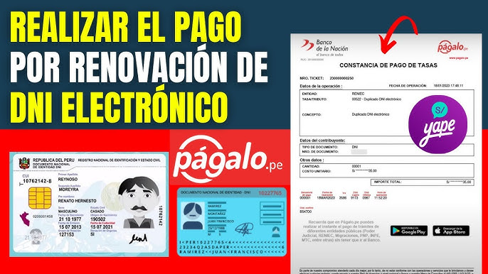 Pagar Duplicado De DNI Por Yape