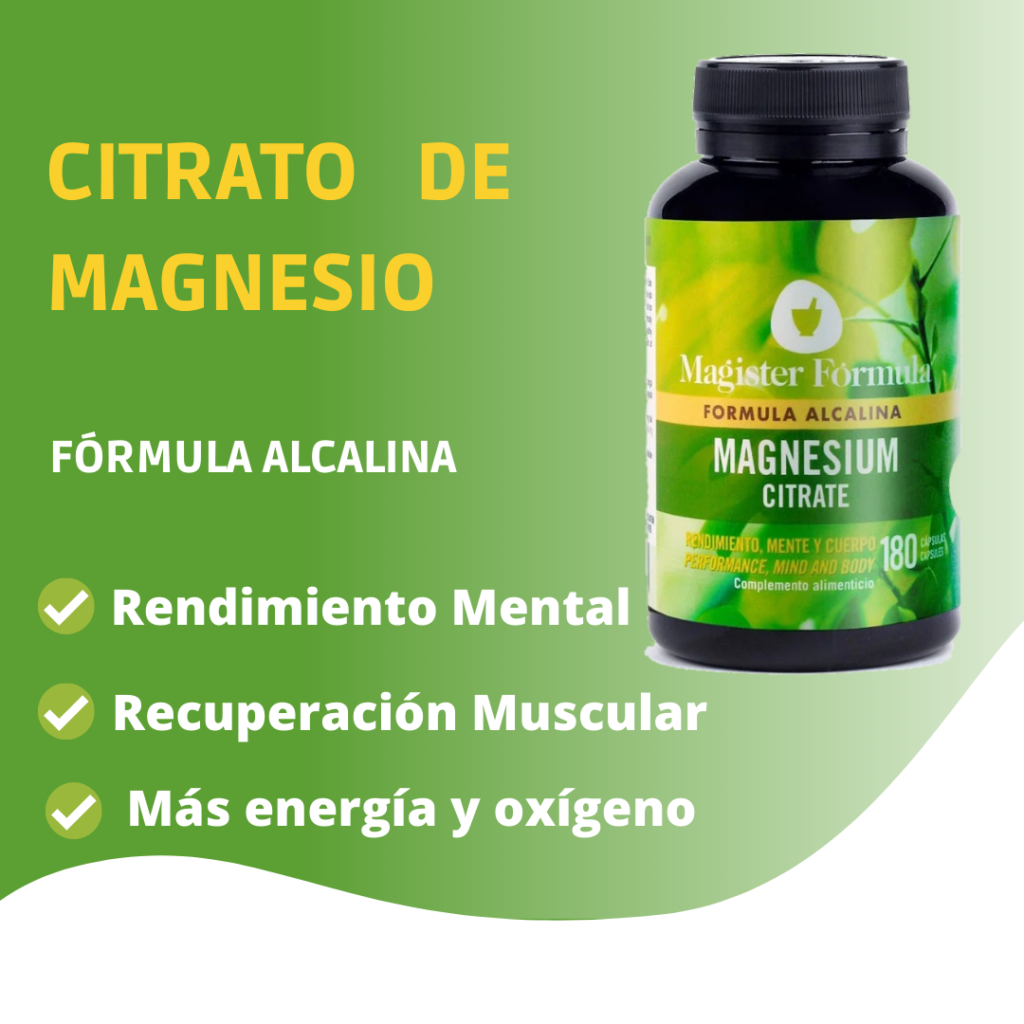 Para Que Sirve El Citrato De Magnesio En Los Hombres