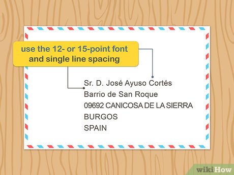 Postal Address In Spanish