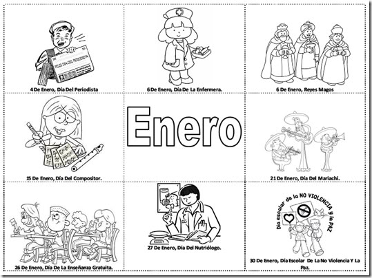 Que Se Celebra En Enero Dibujos