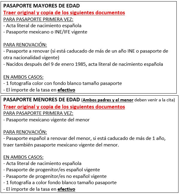 Requisitos Para Renovar Pasaporte Español