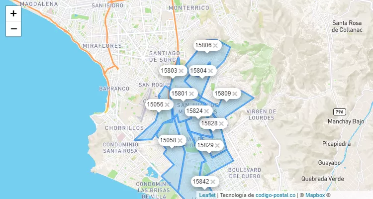 San Juan De Miraflores 15043 Map