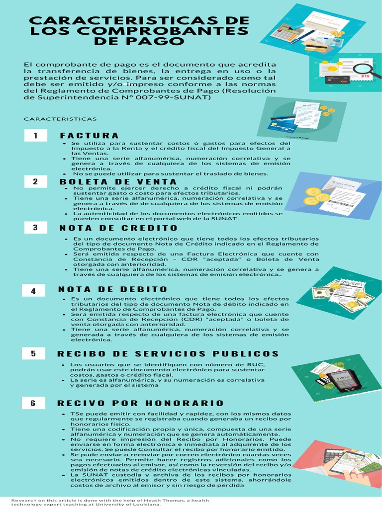 Tipos De Comprobantes De Pago Fisicos