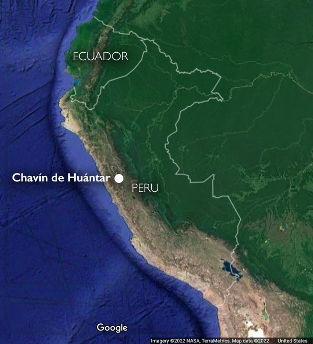 Where Is Chavin De Huantar Located On A Map